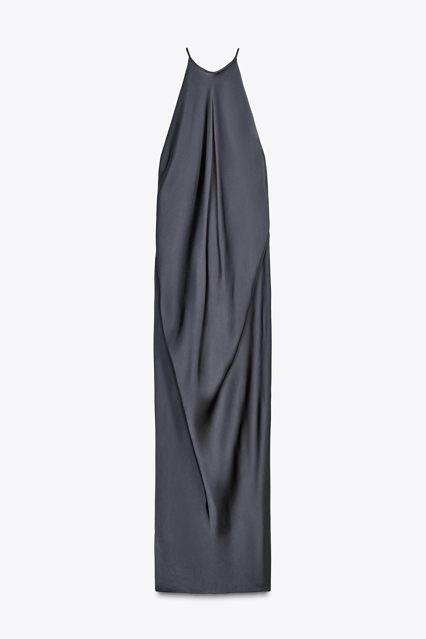 SATIN EFFECT DRESS ZW COLLECTION Product Image