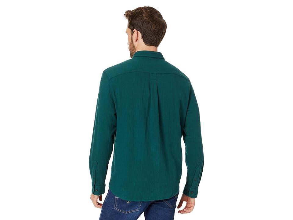 L.L.Bean 1912 Field Flannel Shirt Slightly Fitted (Dark Pine) Men's Clothing Product Image