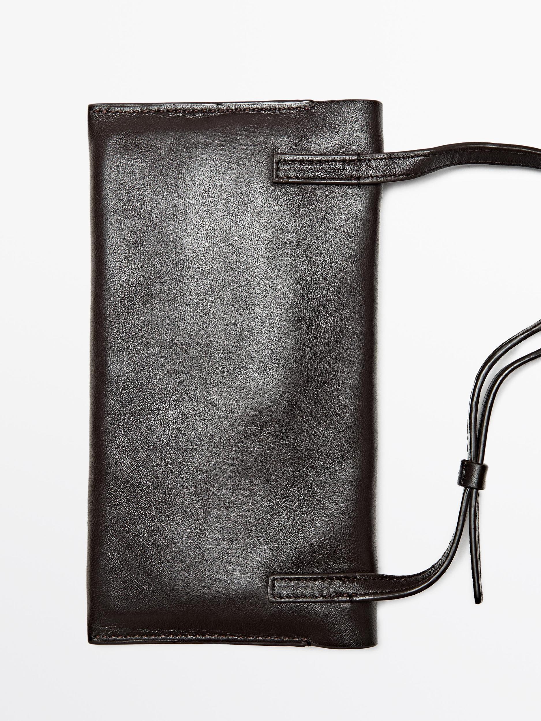 Nappa leather mini crossbody bag Product Image