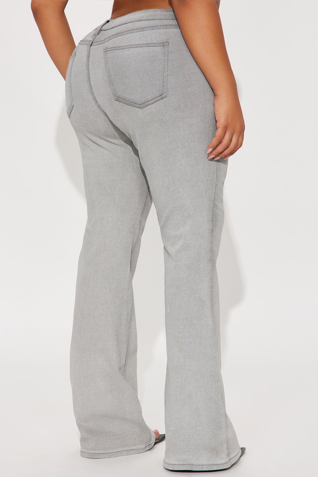 Best Ever Low Rise Flare Jeans - Grey Product Image