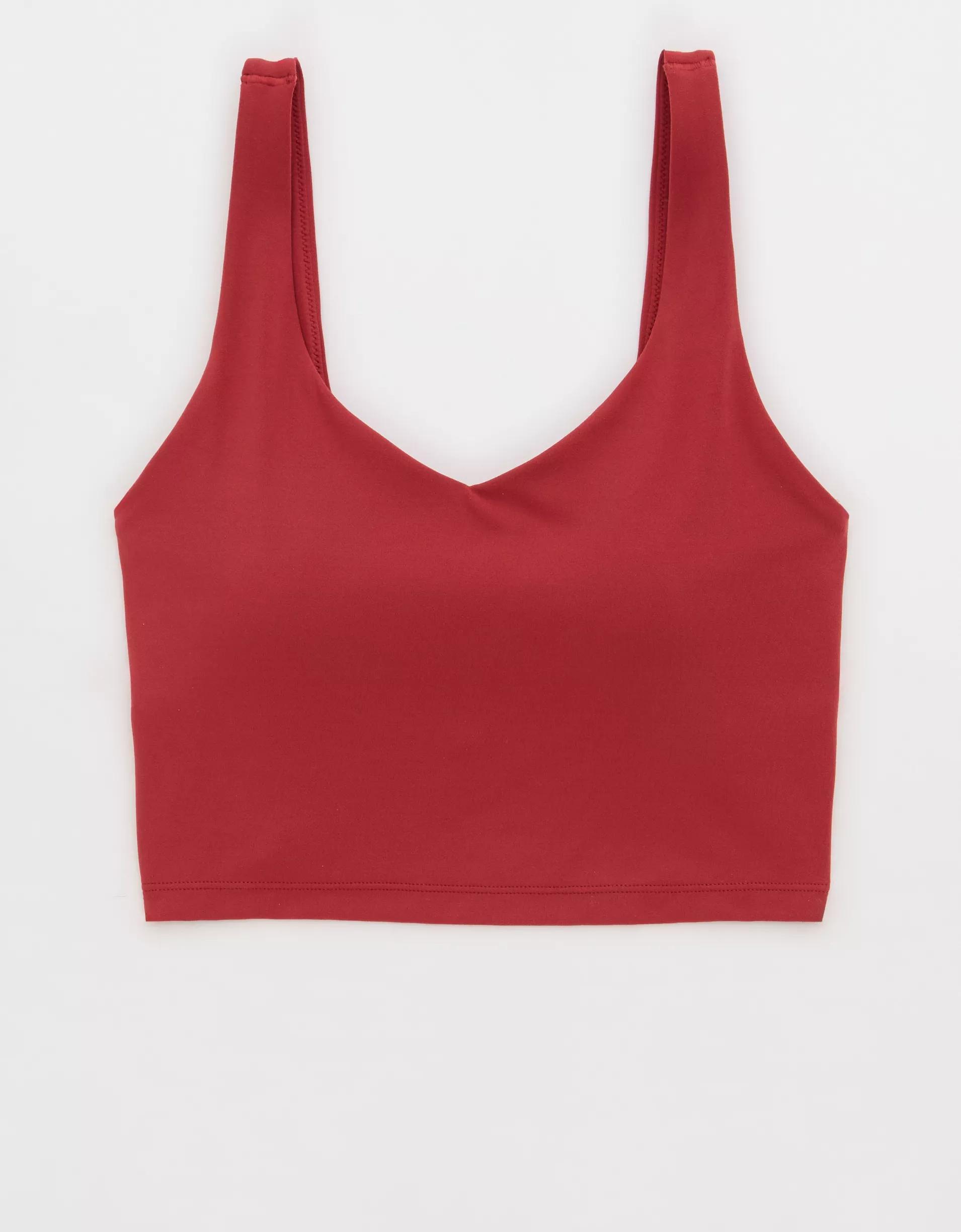 OFFLINE By Aerie Real Me Low Key Longline Sports Bra Product Image