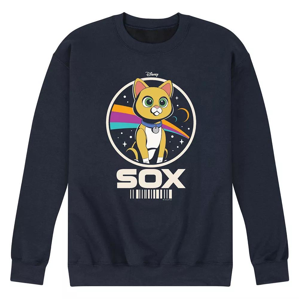 Disney / Pixars Lightyear Sox Mens Fleece Sweatshirt Blue Product Image