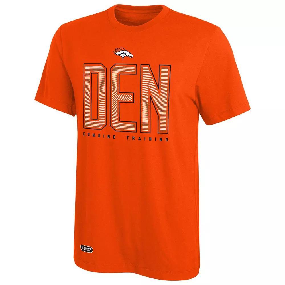 Men's Orange Denver Broncos Record Setter T-Shirt, Size: Large Product Image