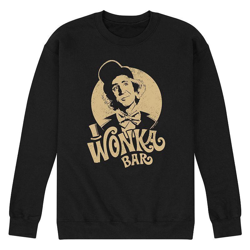 Mens Willy Wonka Wonka Bar Fleece Sweatshirt Product Image