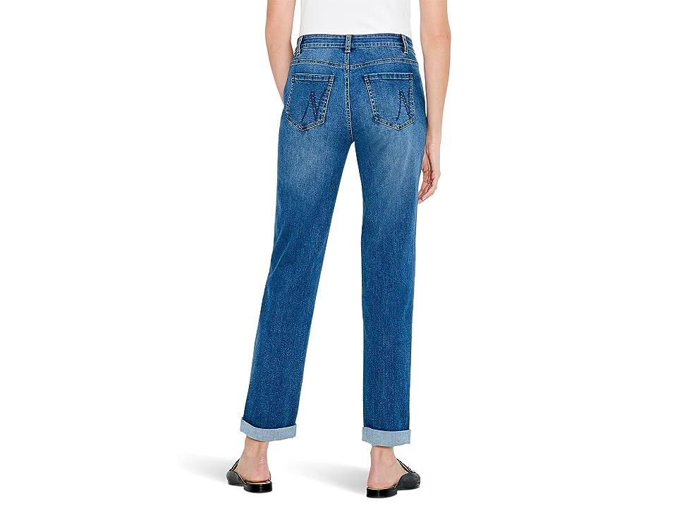 Nic+Zoe Mid Rise Girlfriend Jeans in Atlantic Product Image
