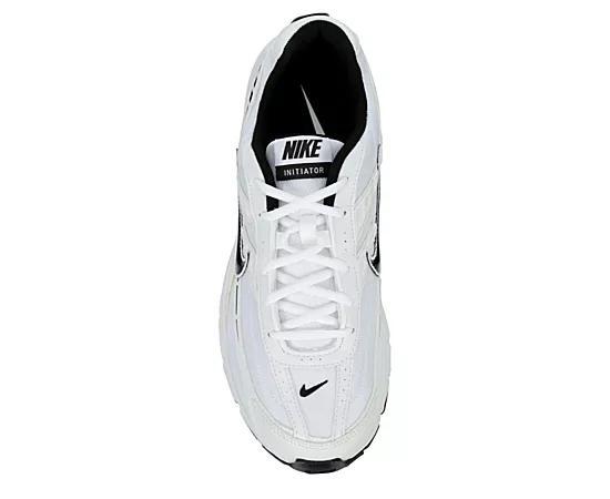 Nike Initiator Men's Running Shoes, Size: 8.5, White Black Product Image