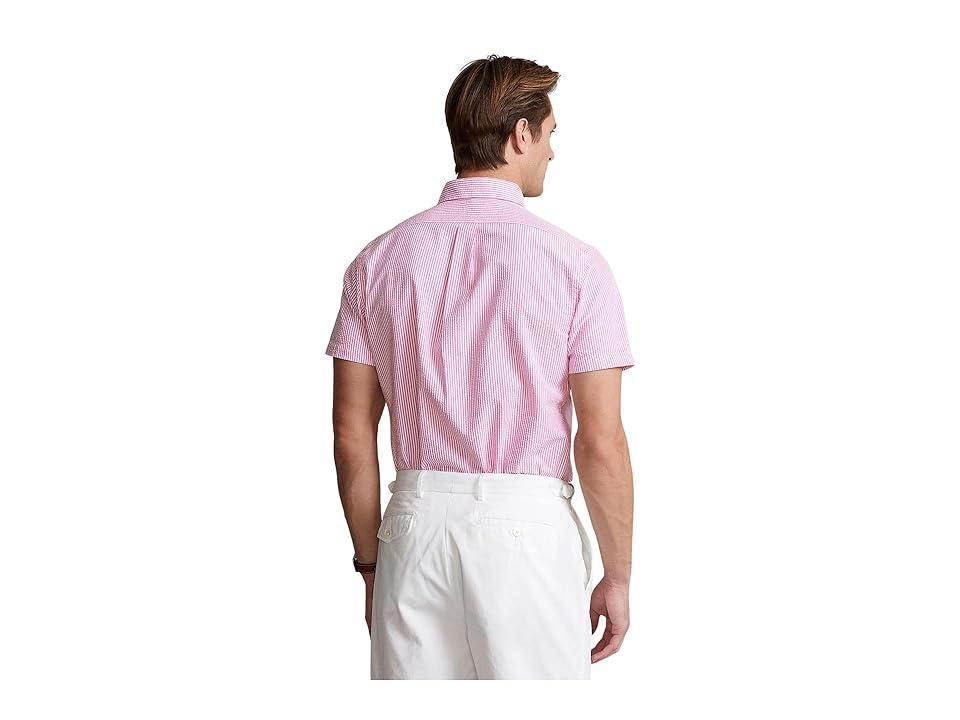 Mens Prepster Seersucker Untucked-Length Shirt Product Image