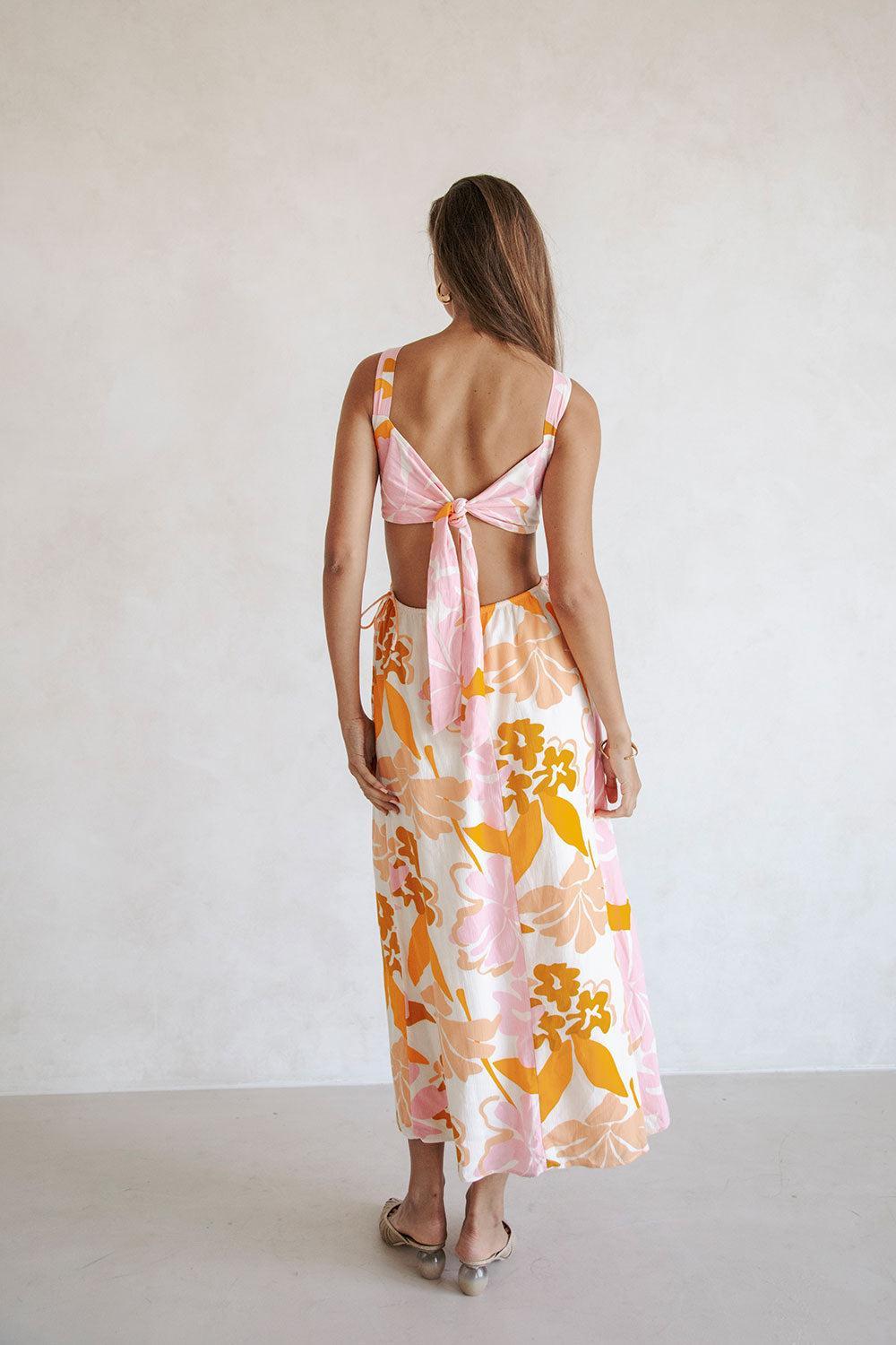 Astley Dress - Hibiscus Product Image