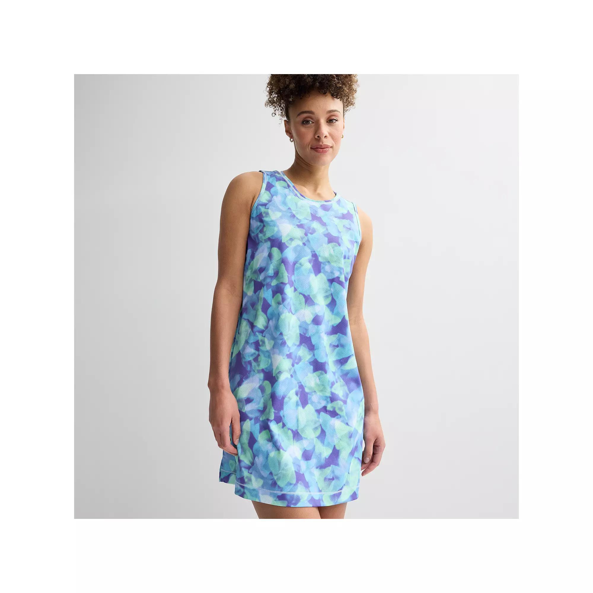 Women's Tek Gear® Sun Gear Mesh Dress, Size: Small, Green Flittering Product Image