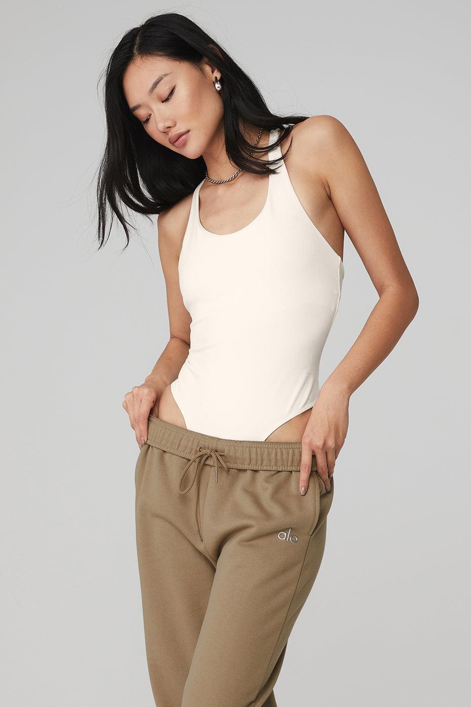 Sleek Back Bodysuit - Ivory Product Image