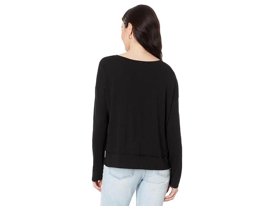 Lilla P Wide Hem Drop Shoulder Boatneck Women's Clothing Product Image