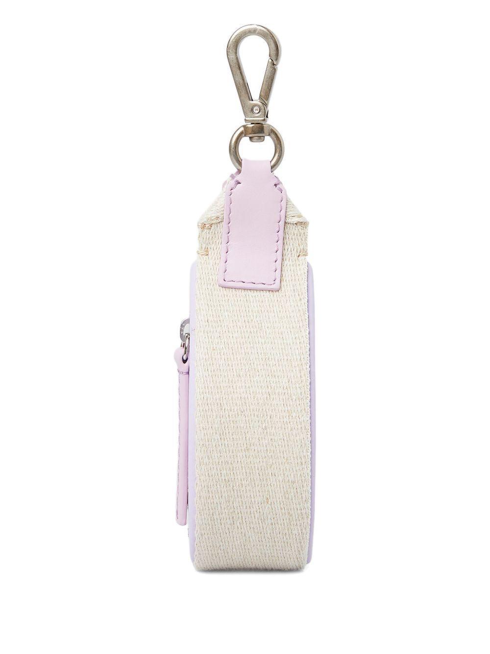 Le Peru leather-trimmed keyring Product Image