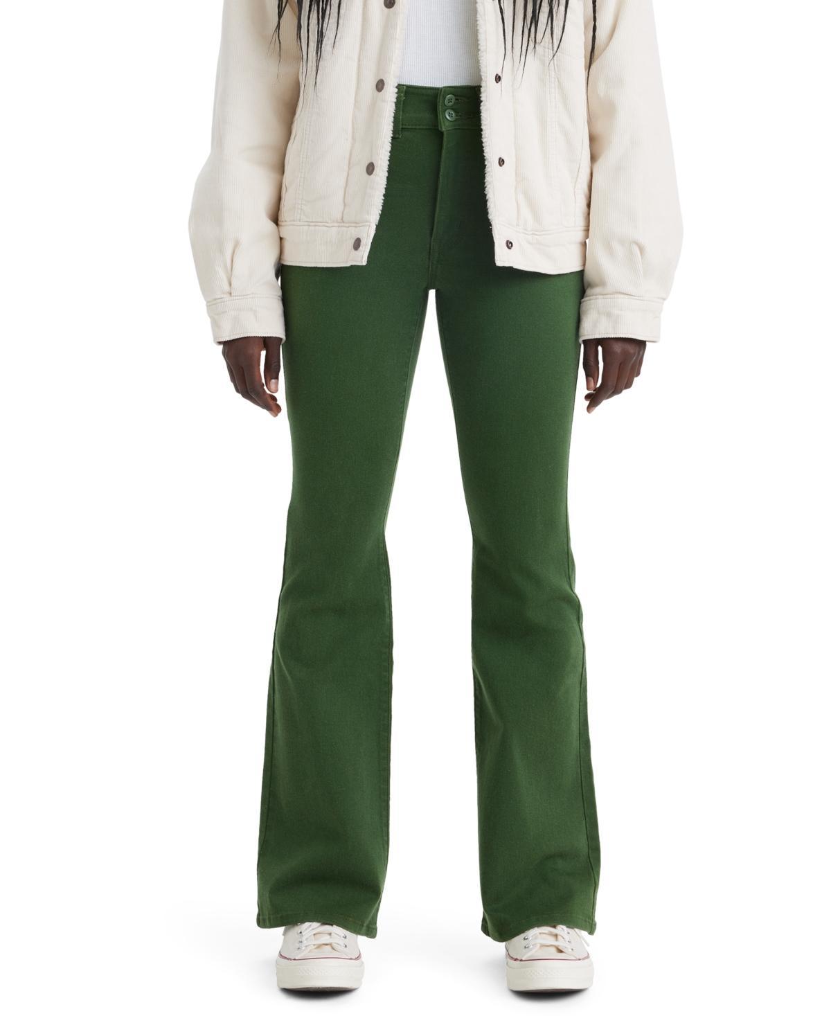 Levis Womens 726 Western Flare Slim Fit Jeans Product Image