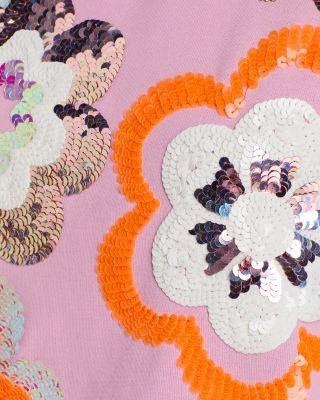 Floral Sequined Sweatshirt Product Image