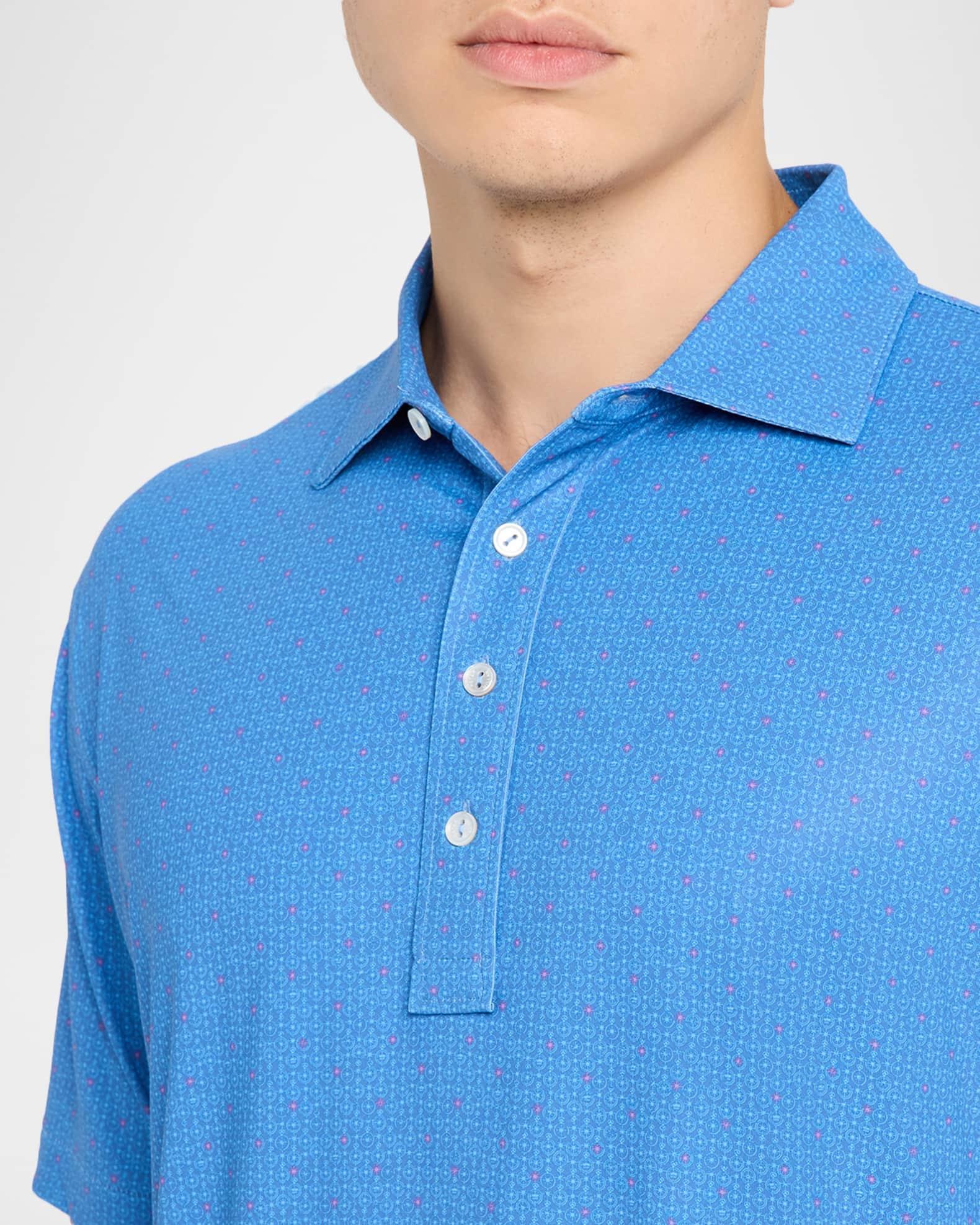 Men's Due North Performance Jersey Polo with Signature Kelly Collar Product Image