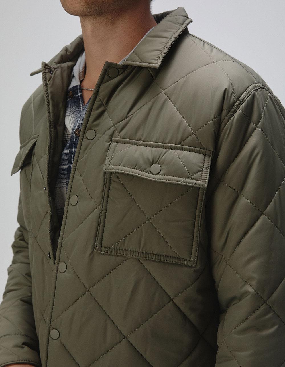 RSQ Mens Quilted Nylon Jacket - BLACK Product Image