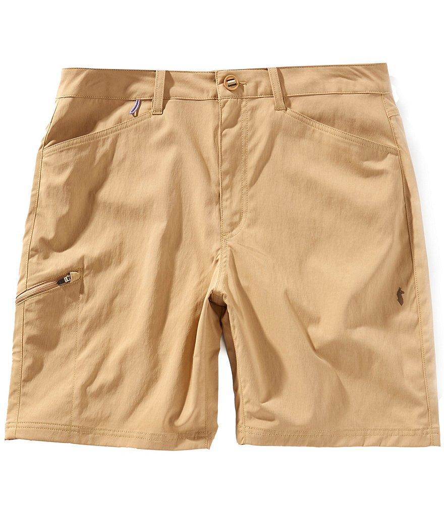 Butt Zipp Long Boxer Shorts - Black Male Product Image