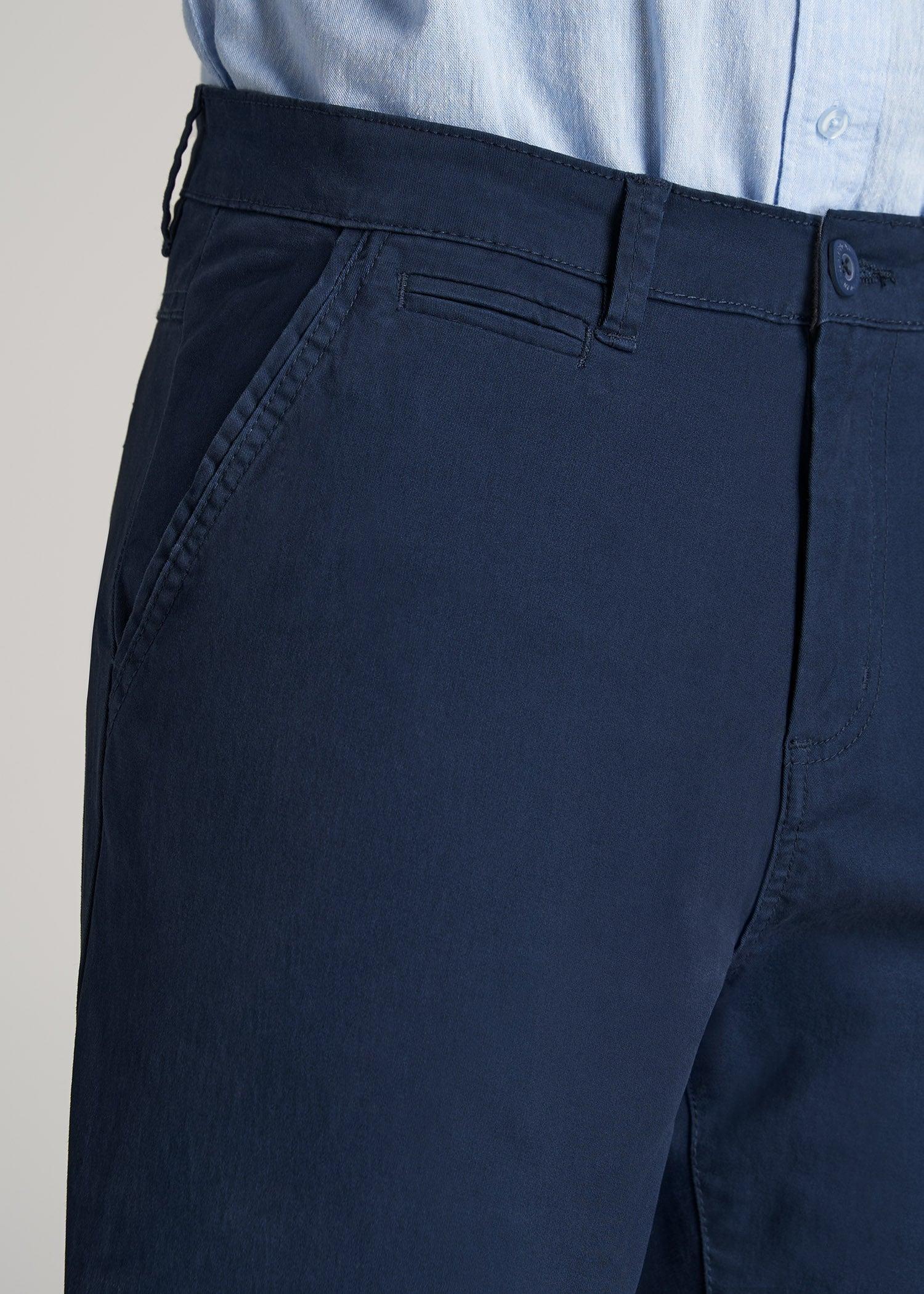 J1 STRAIGHT Leg Chinos for Tall Men in Marine Navy Product Image