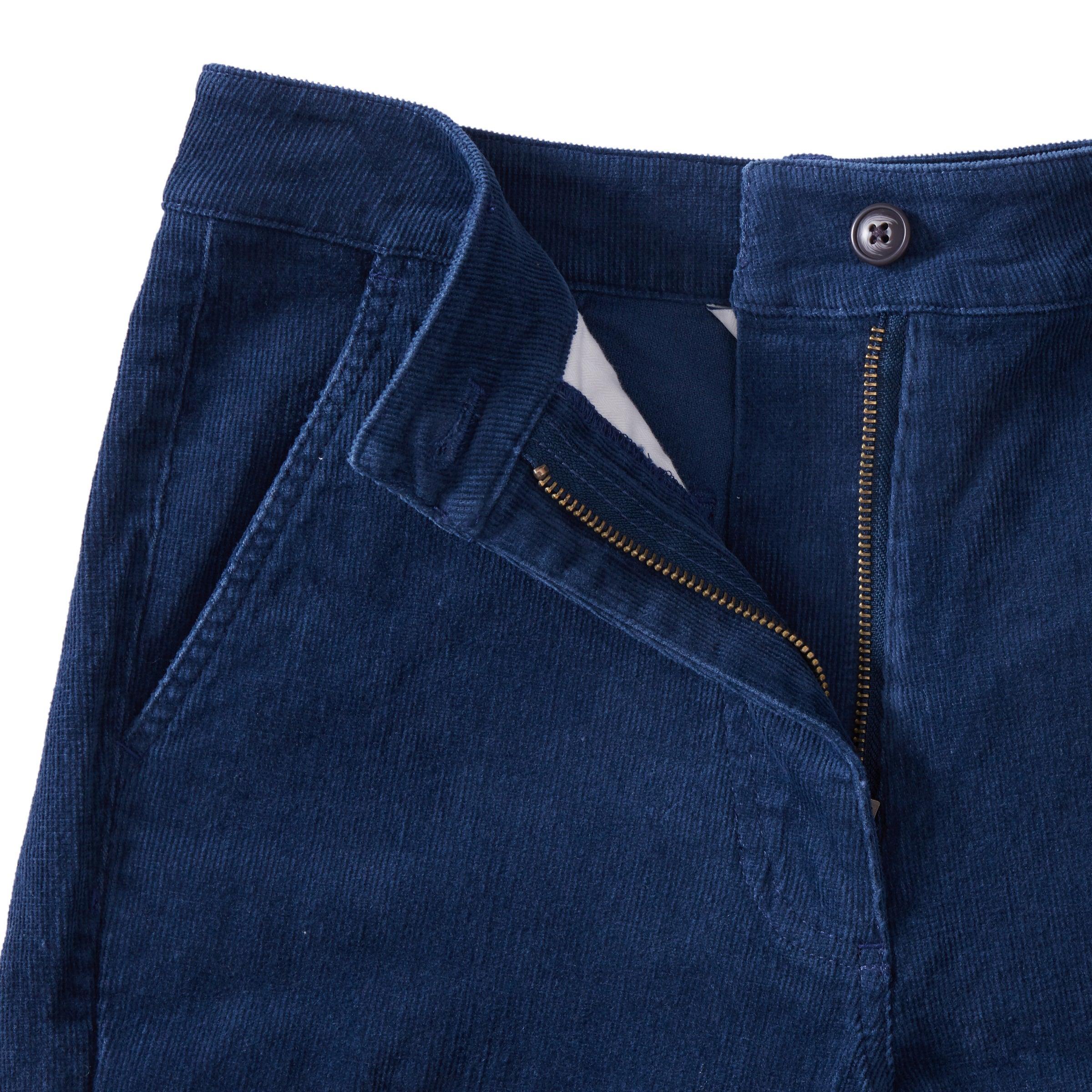 Tracy Stretch Slim Ankle Corduroy Pants - Indigo (Final Sale) Female Product Image