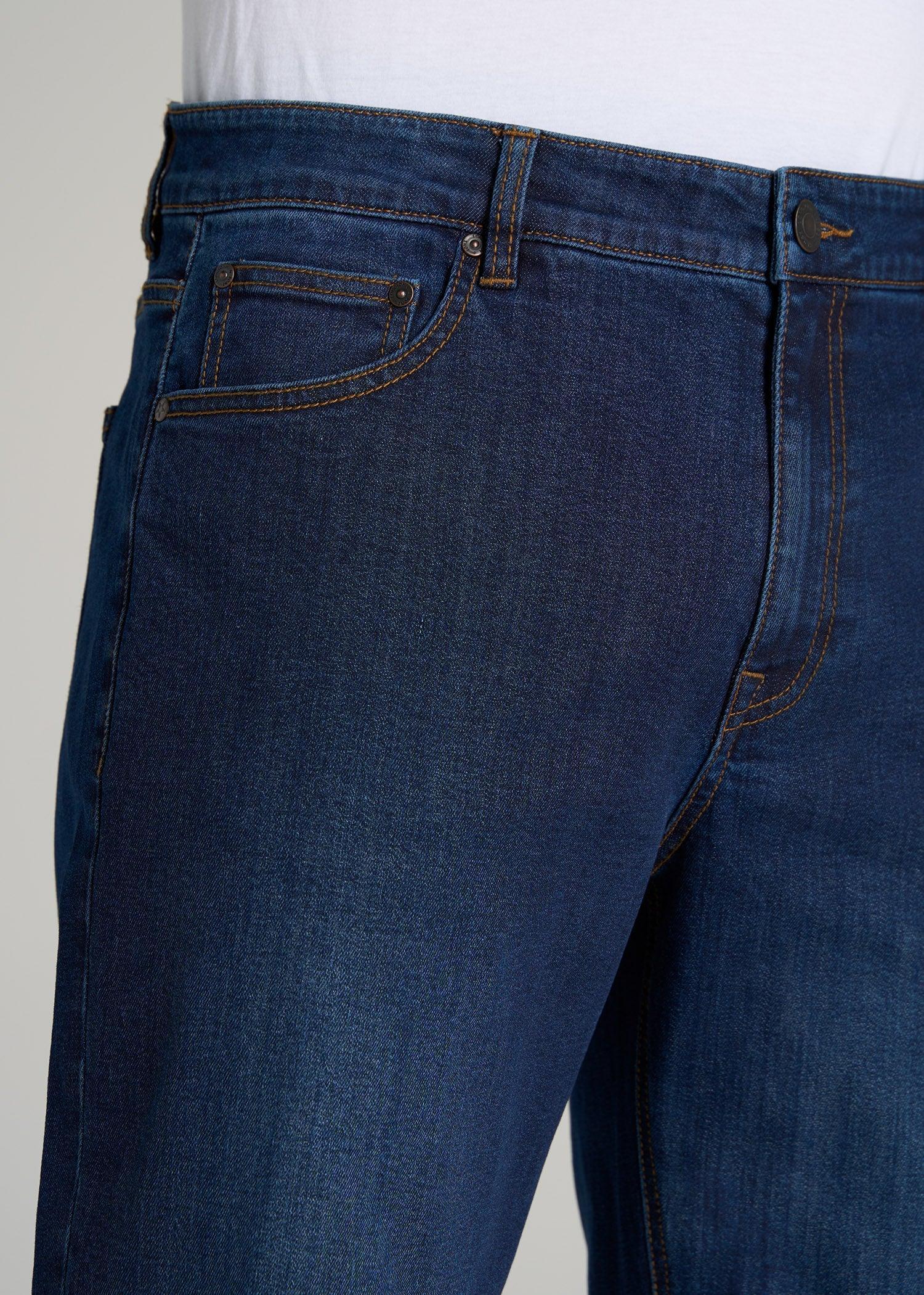 LJ&S STRAIGHT LEG Jeans for Tall Men in Charger Blue Product Image