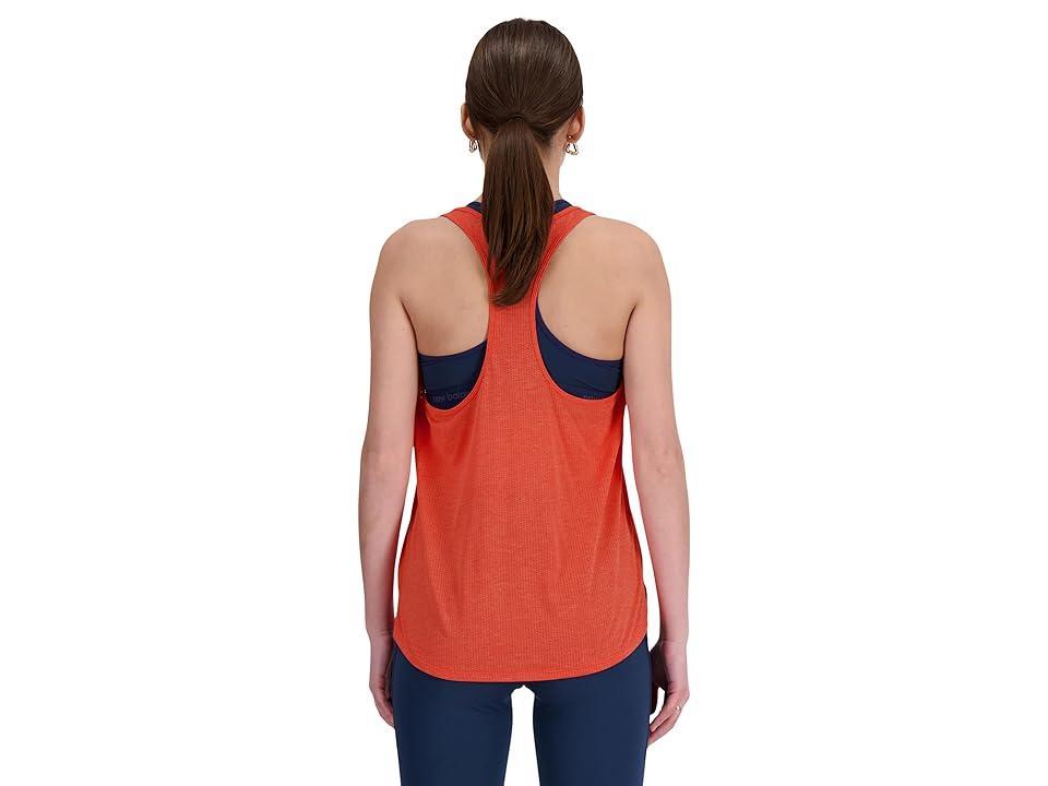 New Balance New Balance Women's Athletics Tank (Neo Flame Heather) Women's Clothing Product Image