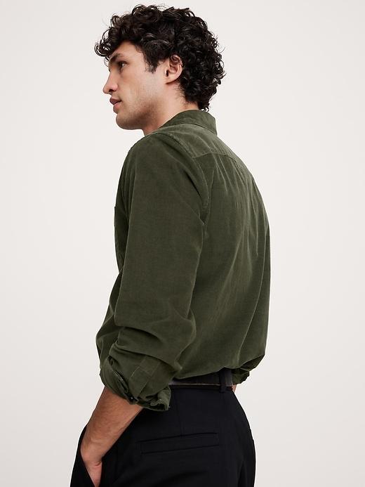 Standard-Fit Lightweight Corduroy Shirt Product Image