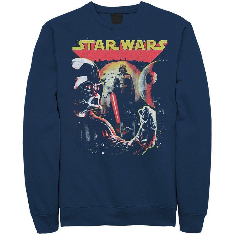 Men's Star Wars Darth Vader Collage Of Views Sweatshirt, Size: XXL, Black Product Image
