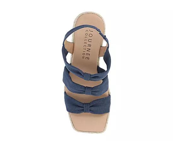 Journee Collection Womens Santorynn Platform Wedge Sandal Product Image