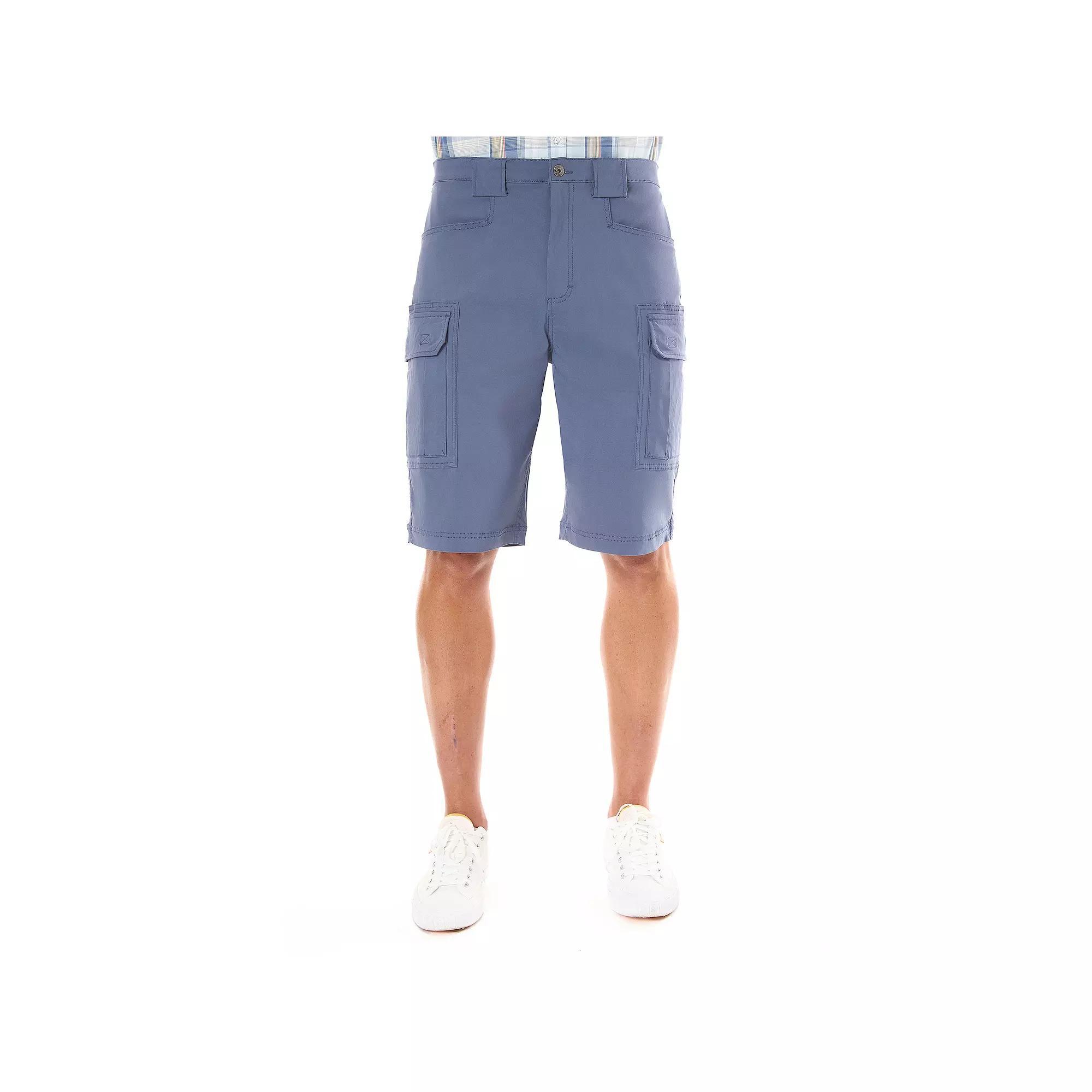 Men's Smith's Workwear Stretch Performance Cargo Shorts, Size: 40, Blue Grey Product Image
