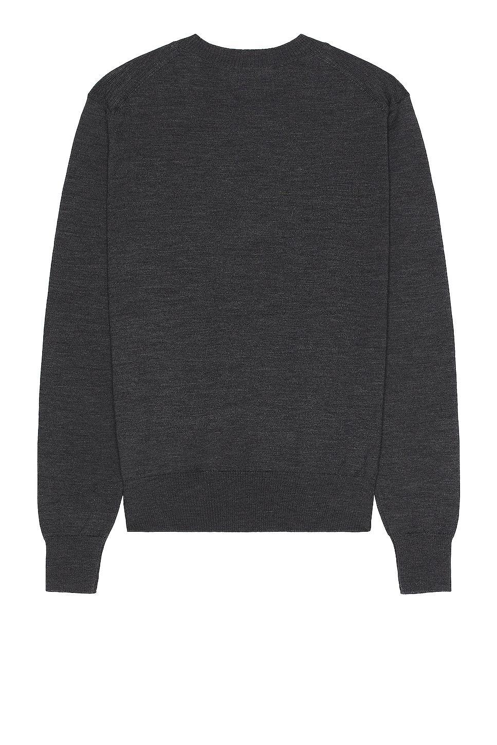 Essential Logo Crewneck - Black Male Product Image
