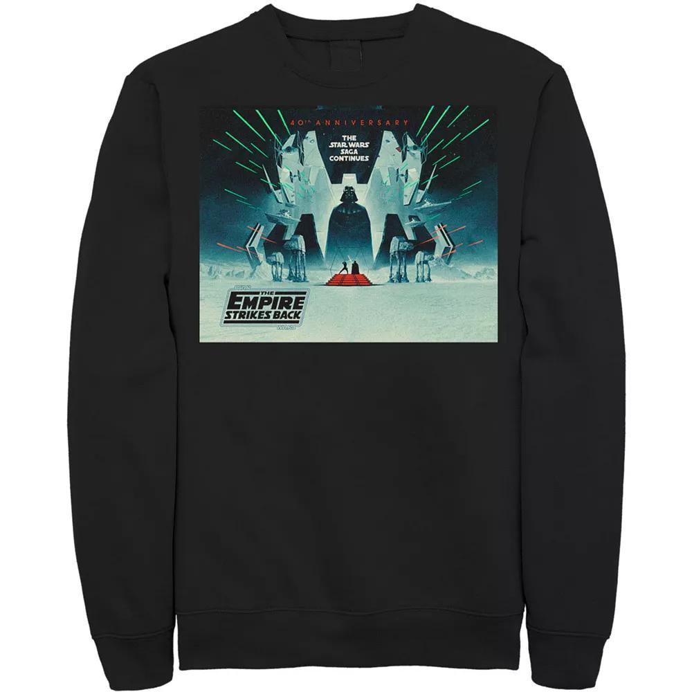 Men's Star Wars: The Empire Strikes Back 40th Anniversary Poster Sweatshirt, Size: Small, Red Product Image