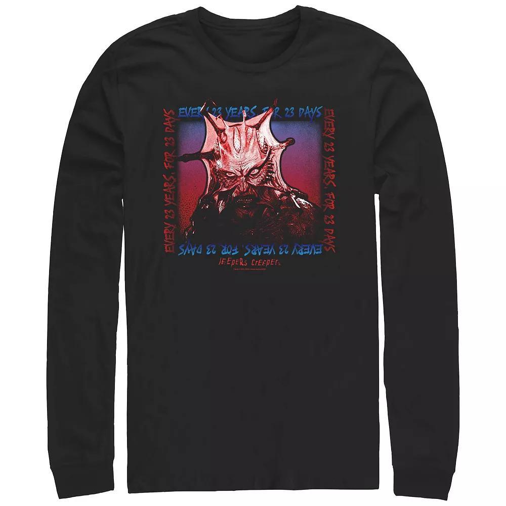 Men's Jeepers Creepers Every 23 Years For 23 Days Graphic Tee, Size: Medium, Black Product Image