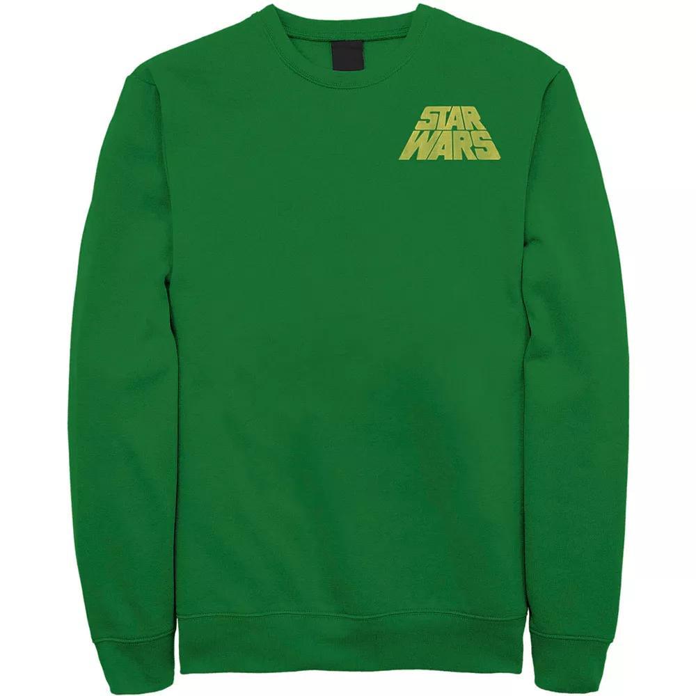 Men's Star Wars Distressed Slant Logo Z2 Sweatshirt, Size: Medium, Blue Product Image