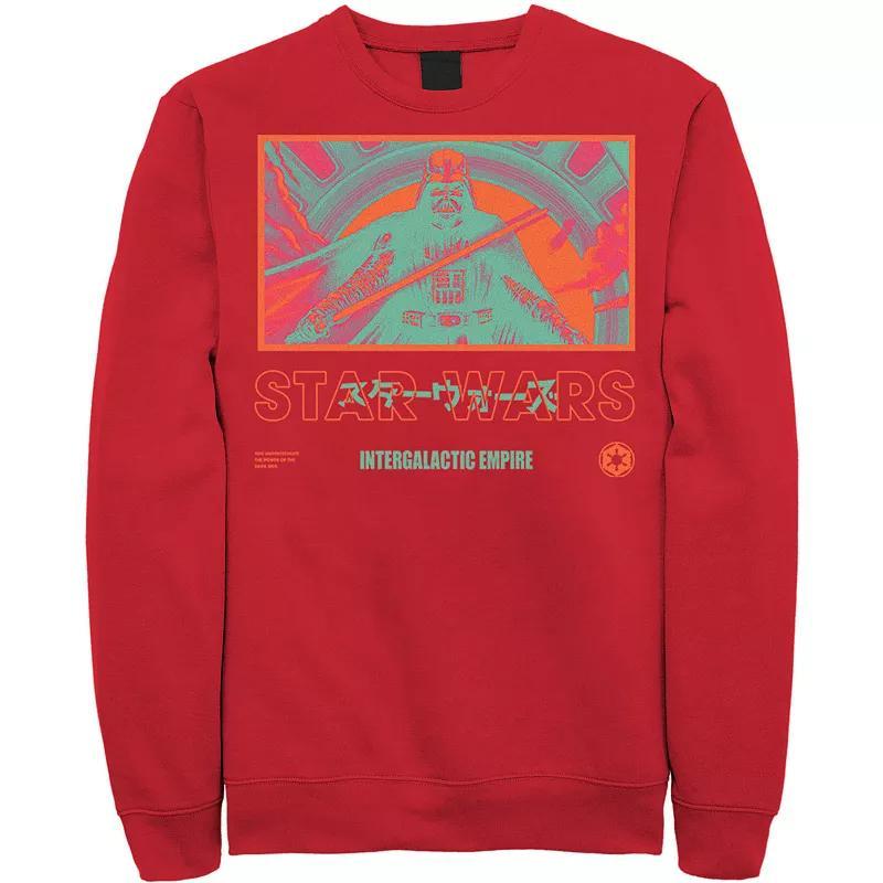 Men's Star Wars Bright Baddies Vader Sweatshirt, Size: 3XL, Black Product Image