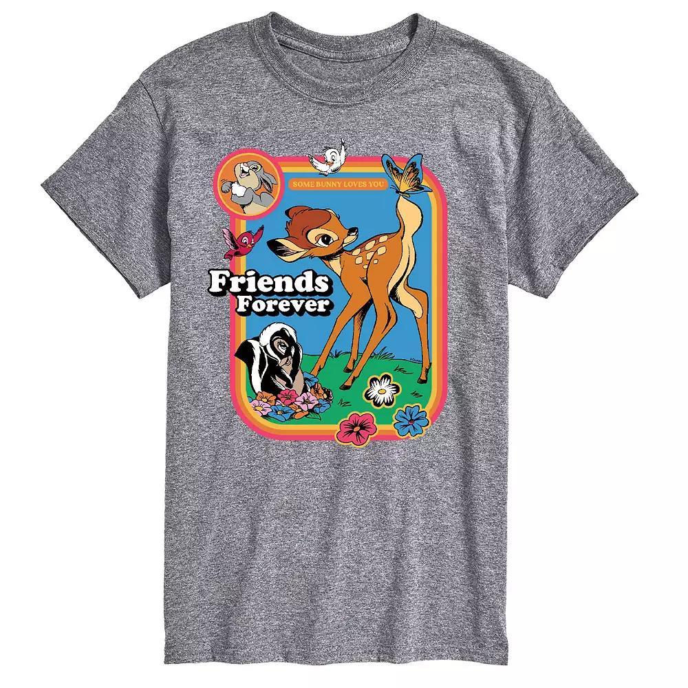 Disneys Bambi Big & Tall Friends Forever Graphic Tee, Mens Product Image