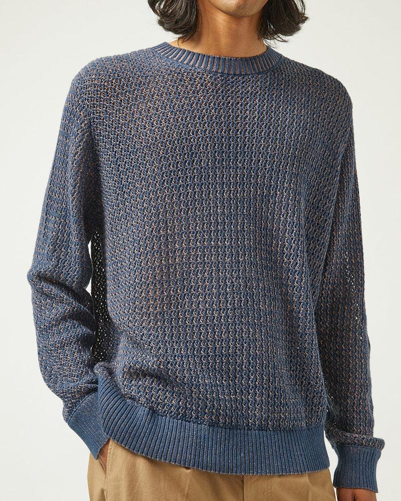 Marled Crewneck - Navy Product Image
