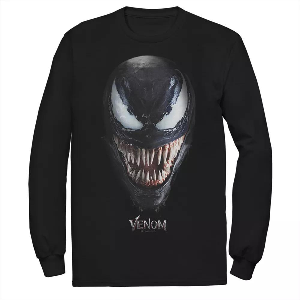 Men's Marvel Venom Big Face Tee, Size: Large, Black Product Image