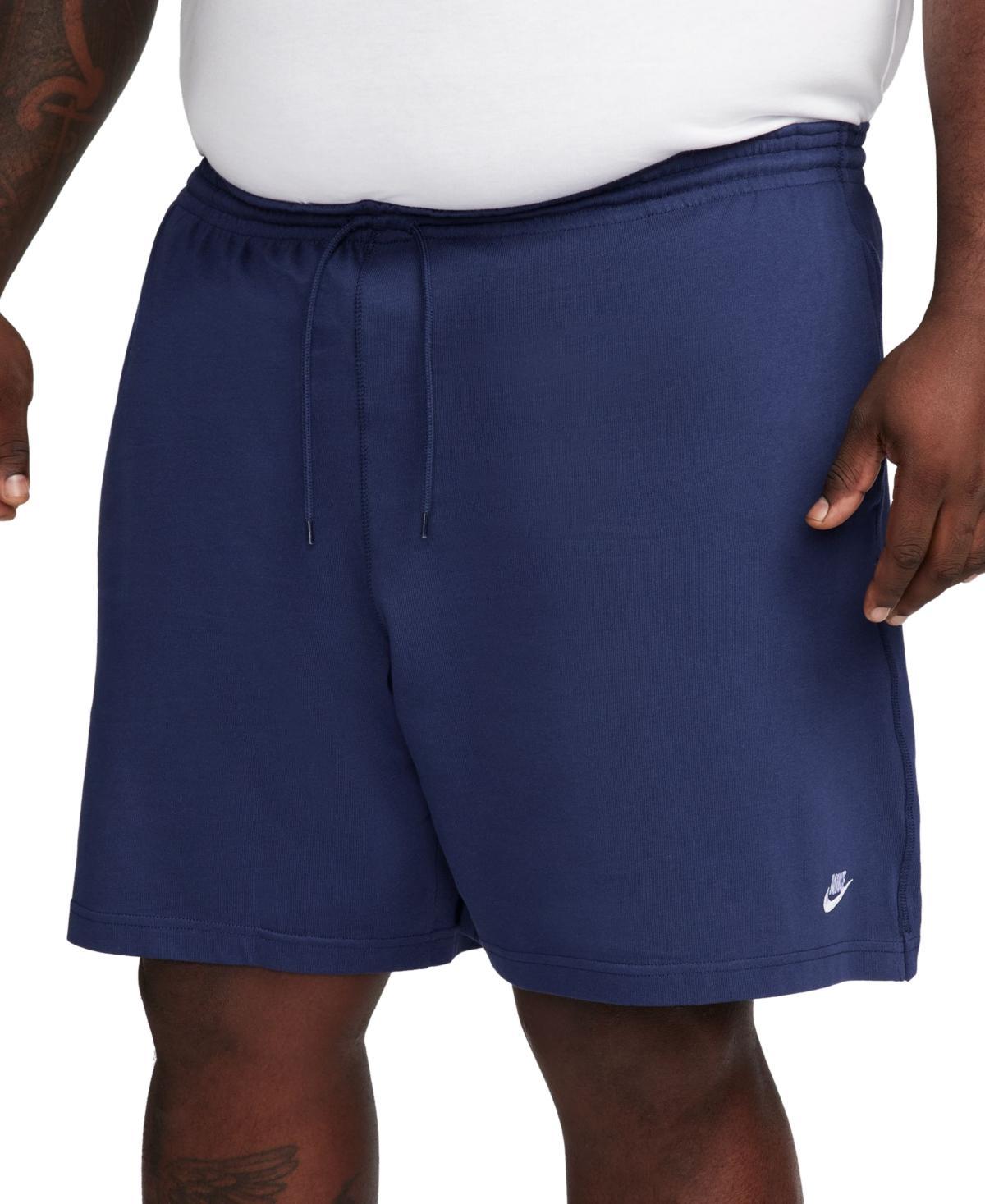 Men's Nike Club Knit Shorts, Size: Large, Dark Grey Grey Product Image