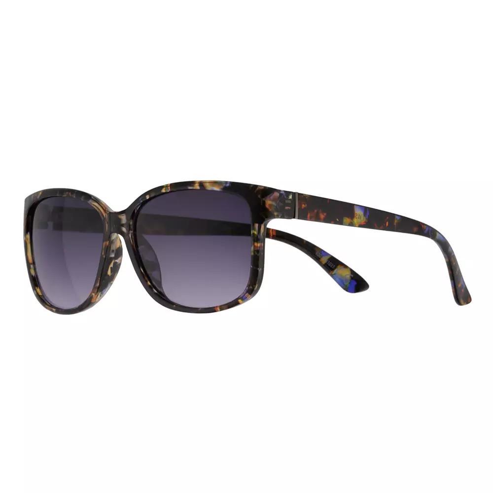 Women's Sonoma Goods For Life® 56mm Rectangle Sunglasses, Blue Product Image