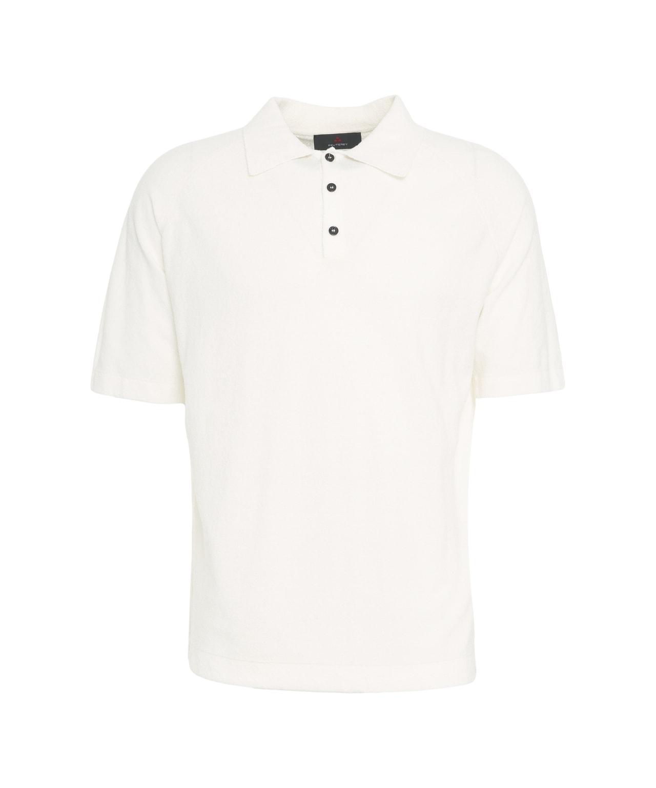 Terry polo shirt Product Image