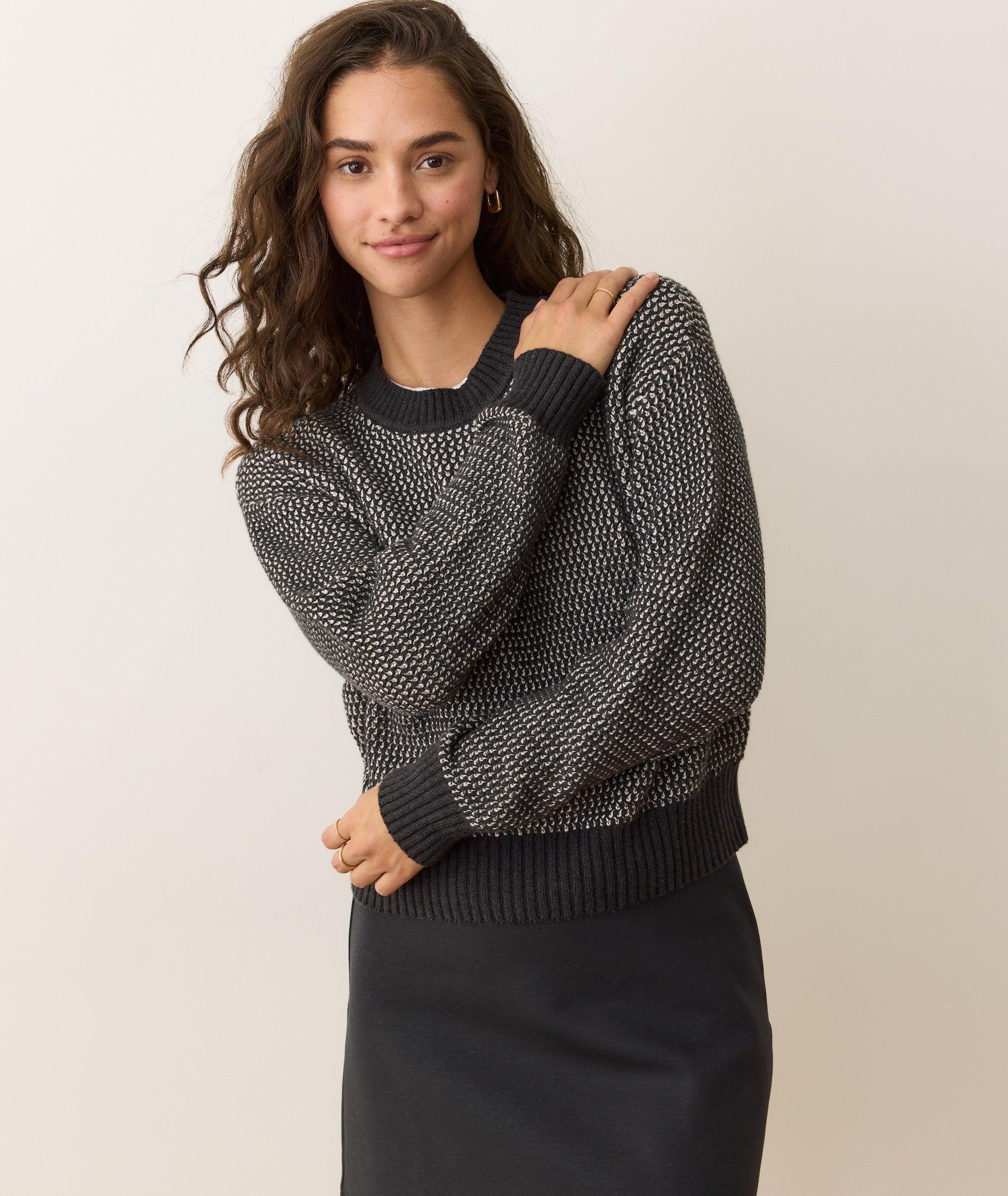 Robin Textured Crewneck Sweater Product Image
