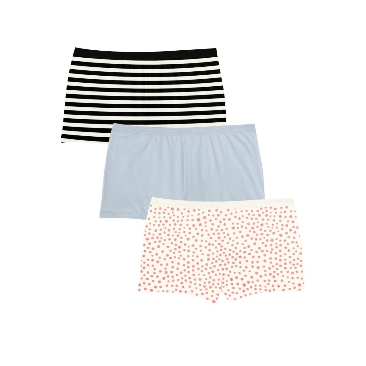Comfort Choice Womens Boy Short 3-Pack Product Image