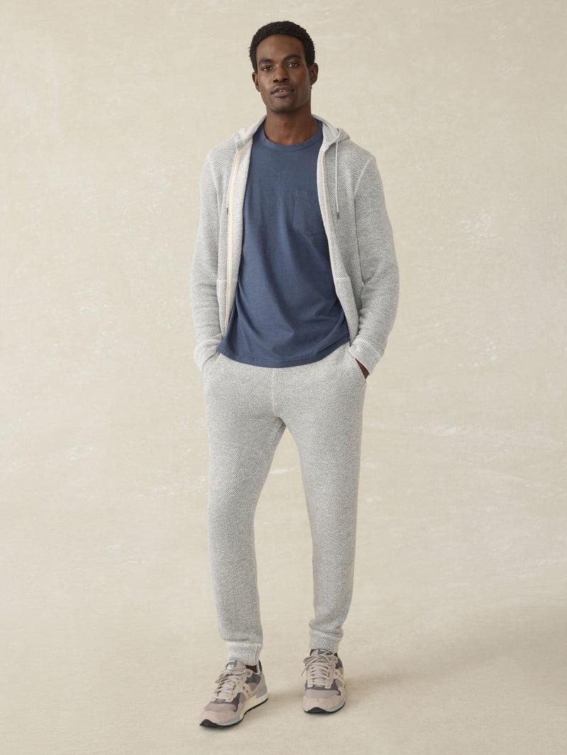Whitewater Full Zip Hoodie - Grey Shell Loop Product Image
