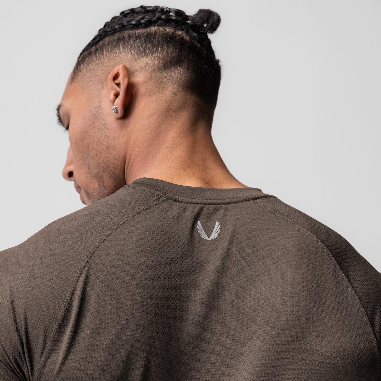 0660. AeroSilver® Established Tee - Black "Box Logo" Male Product Image