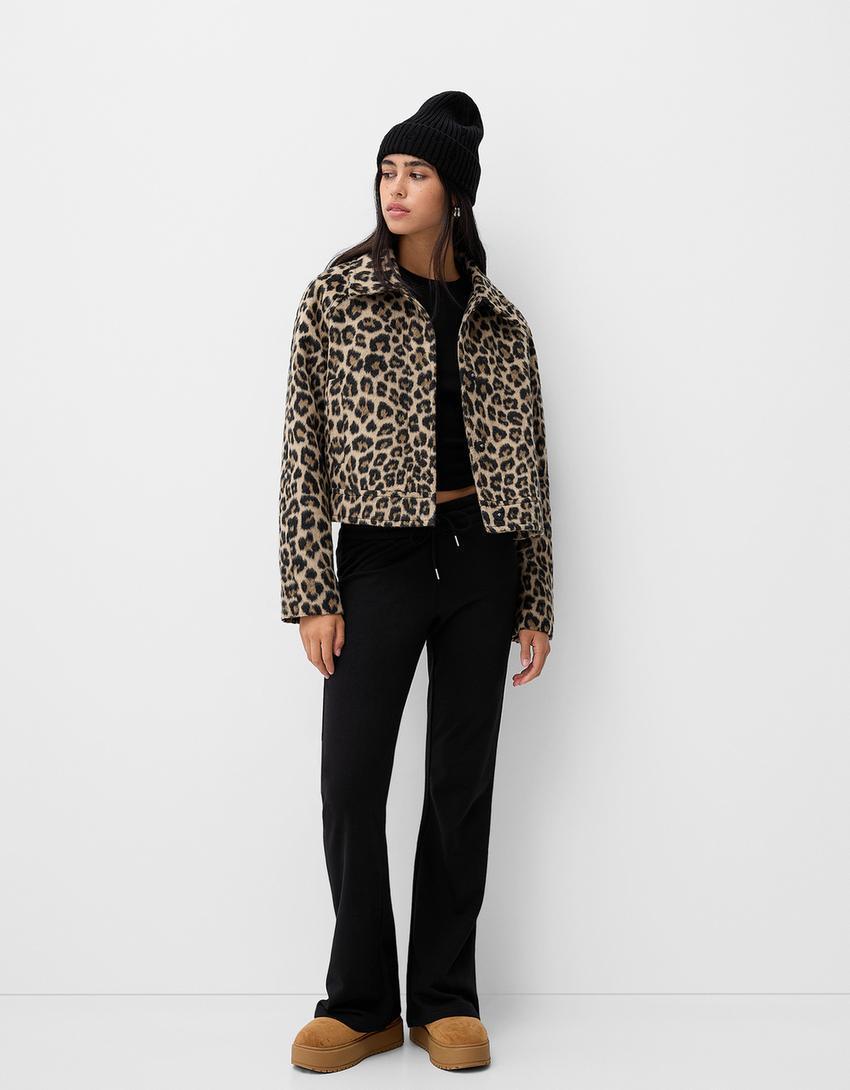 Plush flared pants Product Image