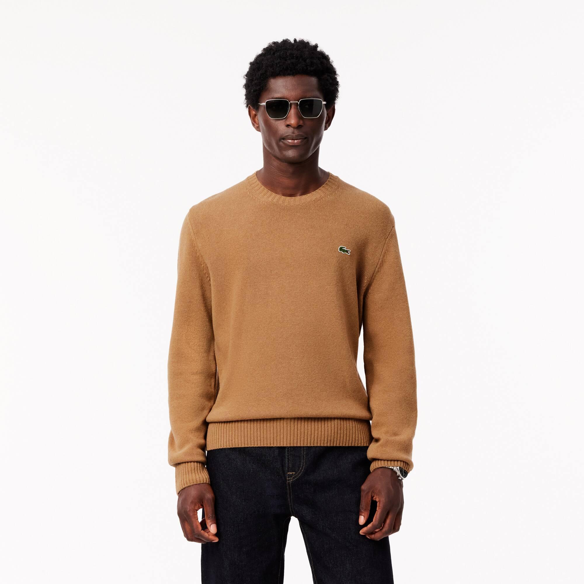 Carded Wool Crew Neck Sweater Product Image