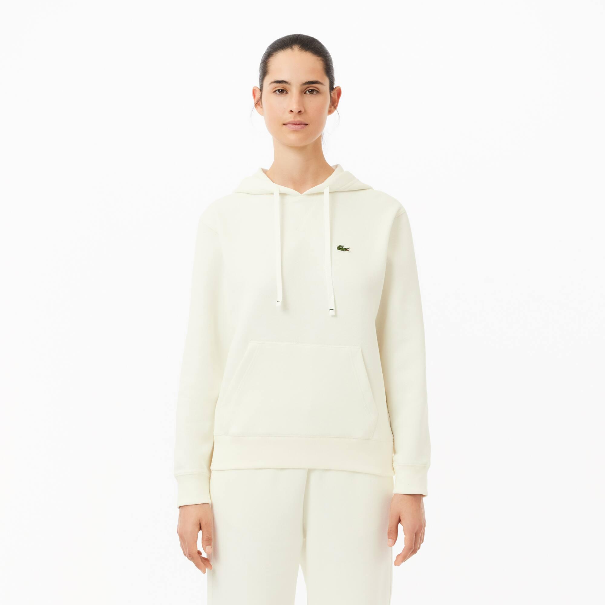 Women's Relaxed Fit Piqué Hoodie Product Image