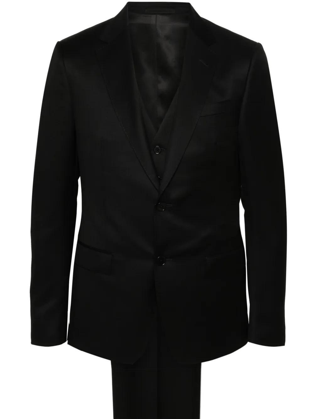 ZEGNA Evening Suit In Black   Product Image