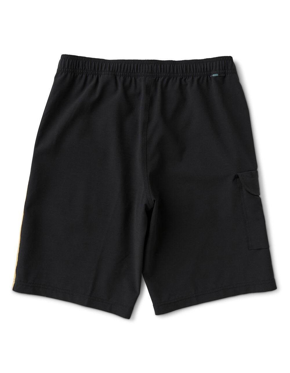 VISSLA Long Sets Ecolastic Mens 21" Boardshorts - BLACK Product Image
