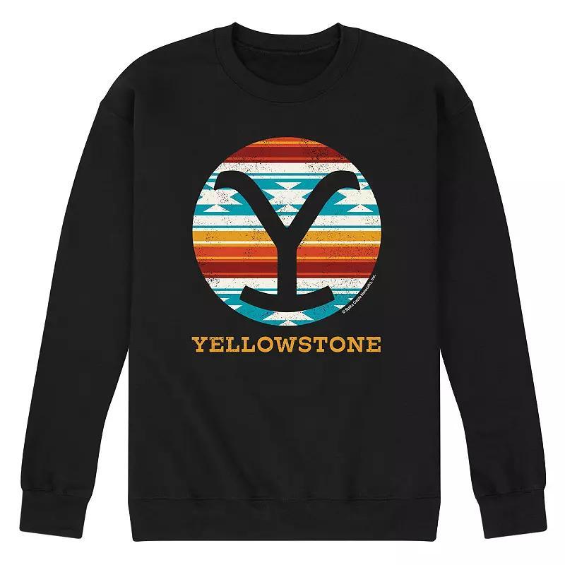 Men's Yellowstone Western Blanket Sweatshirt, Size: XXL, Black Product Image